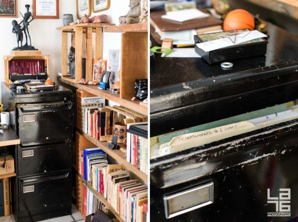 I love this classic filing cabinet of my father in law Ruben.