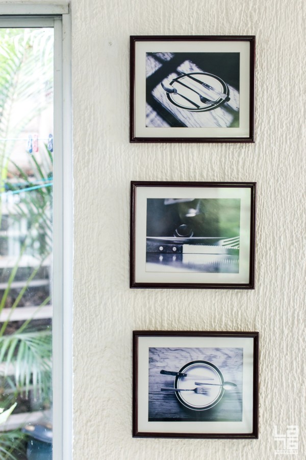 Mariano's brother Ruben's study of cutlery in photographs. 