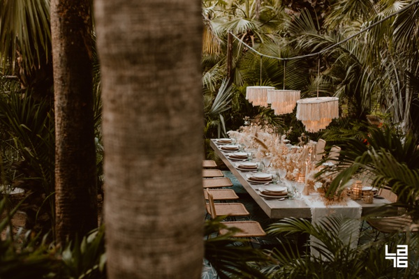 Jungle Table at Acre Baja, by LA76 Photography, Cabo Wedding Photographers