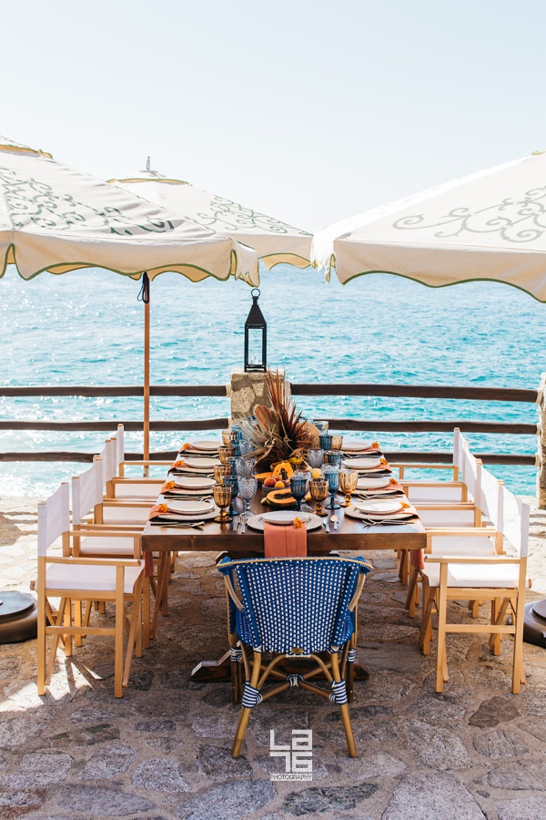 Swoon-Worthy Brunch at Waldorf Astoria Los Cabos Pedregal with Dried Flowers in Rusty-Hues and Burnt-Oranges