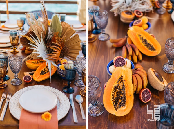 Swoon-Worthy Brunch at Waldorf Astoria Los Cabos Pedregal with Dried Flowers in Rusty-Hues and Burnt-Oranges