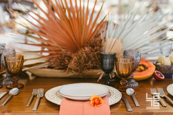 Swoon-Worthy Brunch at Waldorf Astoria Los Cabos Pedregal with Dried Flowers in Rusty-Hues and Burnt-Oranges