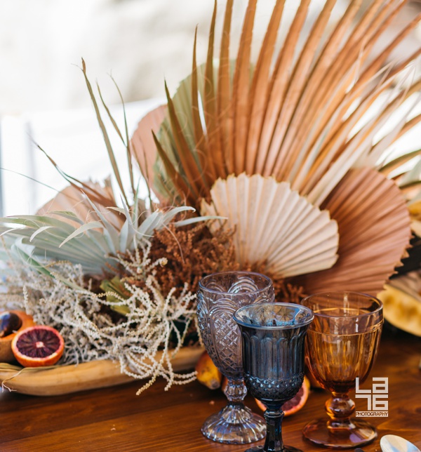 Swoon-Worthy Brunch at Waldorf Astoria Los Cabos Pedregal with Dried Flowers in Rusty-Hues and Burnt-Oranges