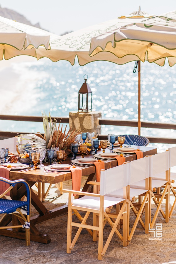 Swoon-Worthy Brunch at Waldorf Astoria Los Cabos Pedregal with Dried Flowers in Rusty-Hues and Burnt-Oranges