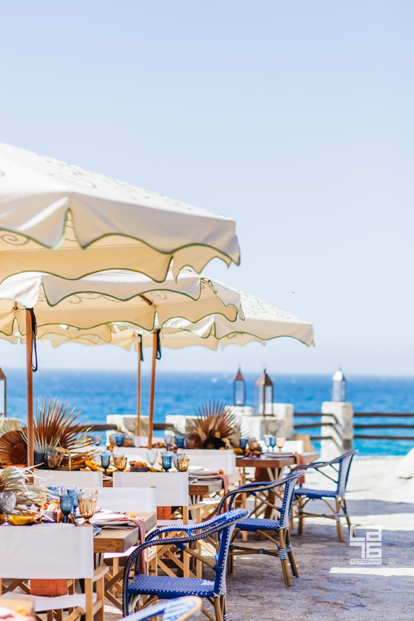 Swoon-Worthy Brunch at Waldorf Astoria Los Cabos Pedregal with Dried Flowers in Rusty-Hues and Burnt-Oranges