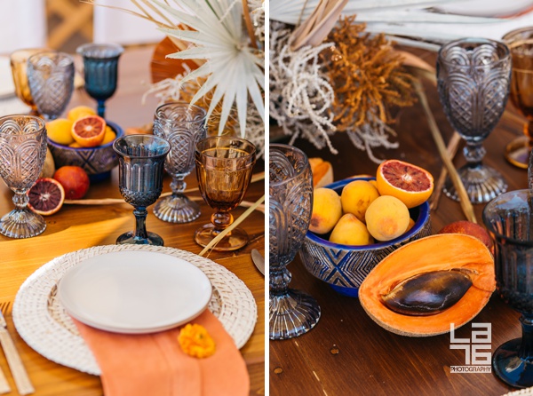 Swoon-Worthy Brunch at Waldorf Astoria Los Cabos Pedregal with Dried Flowers in Rusty-Hues and Burnt-Oranges